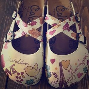 Calceo Mary Jane clogs nursing dental shoes